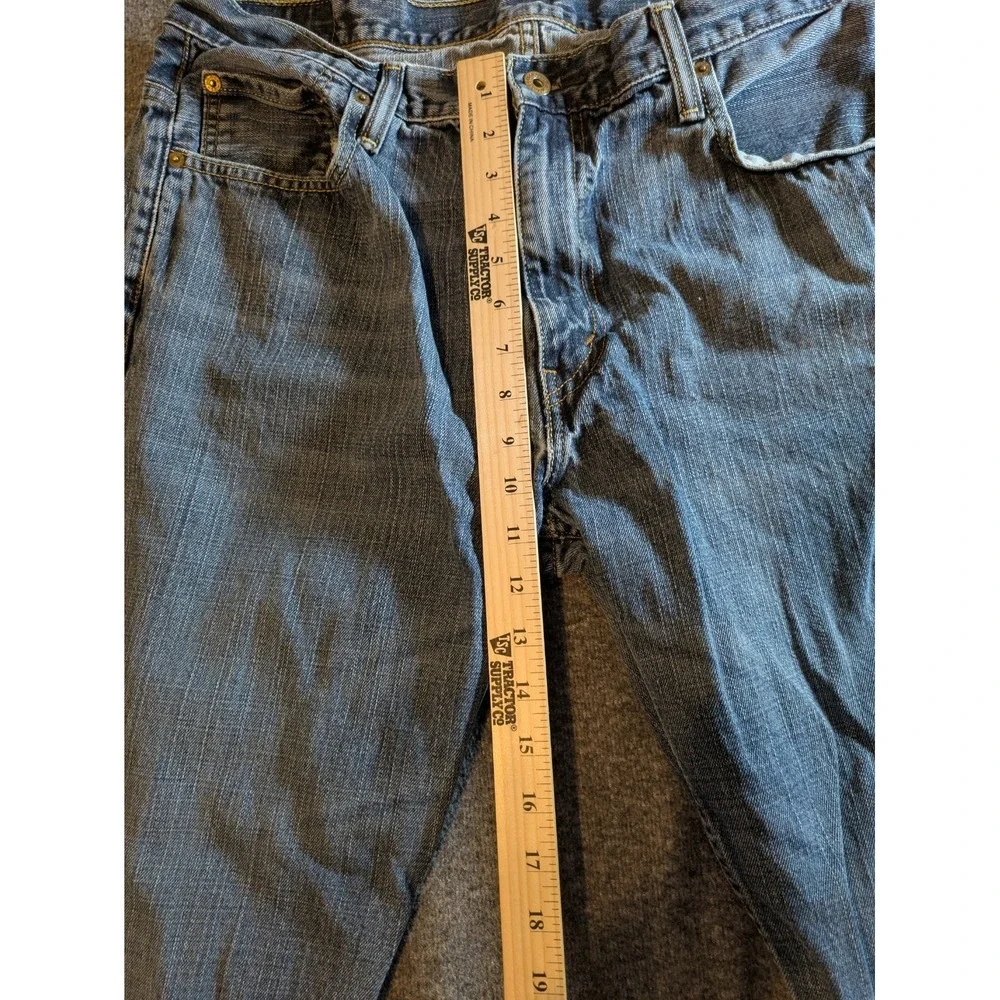 Levis 569 Jeans Mens 36x32 Medium Wash Straight Leg Relaxed Fit Skater Y2K